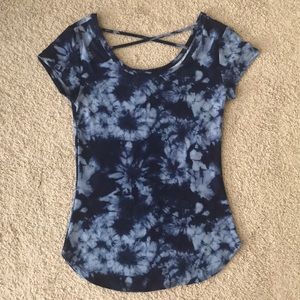 Blue Patched Top